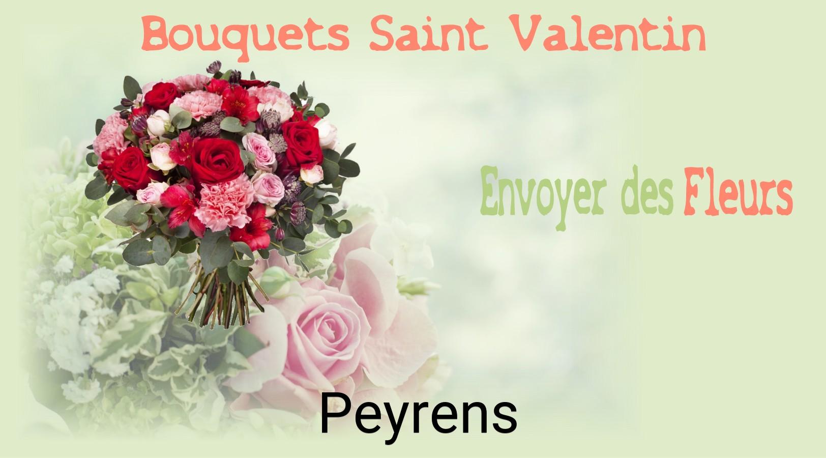 Roses de Saint-Valentin livrées à Peyrens